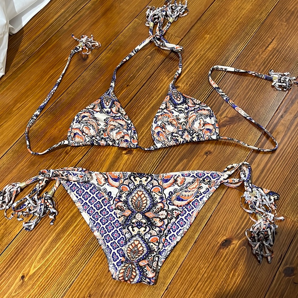 Fun fringe bathing suit